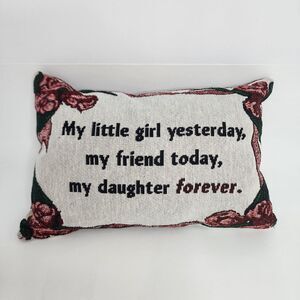 Daughter Tapestry Pillow 11x7‎
